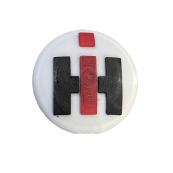 Cabochon de volant IH blanc