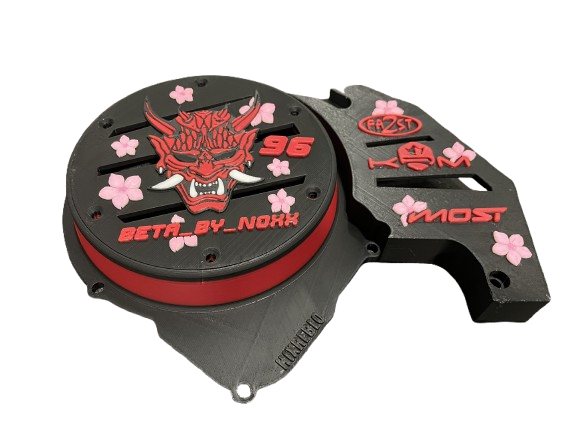 Cache allumage + pignon AM6 100% perso