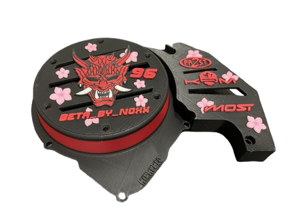 Cache allumage + pignon AM6 100% perso