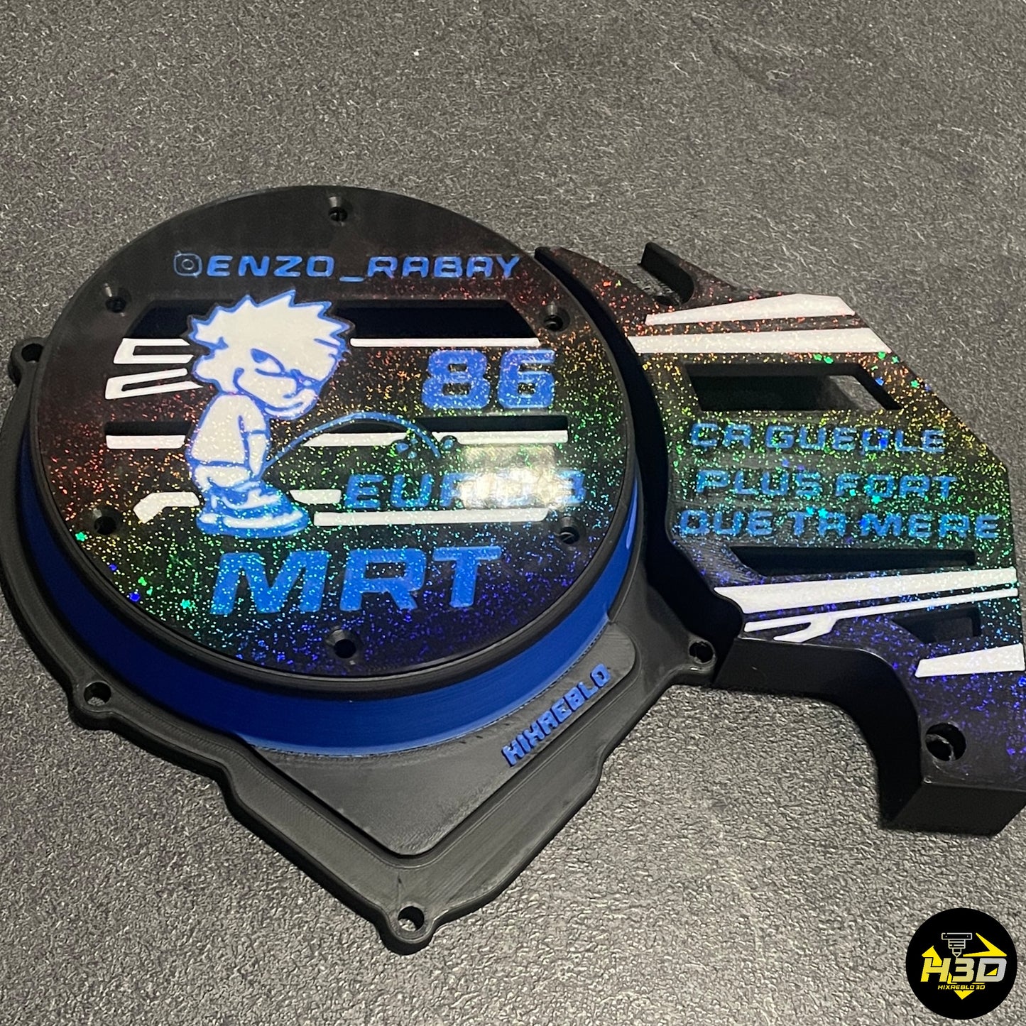 Cache allumage + pignon AM6 100% perso