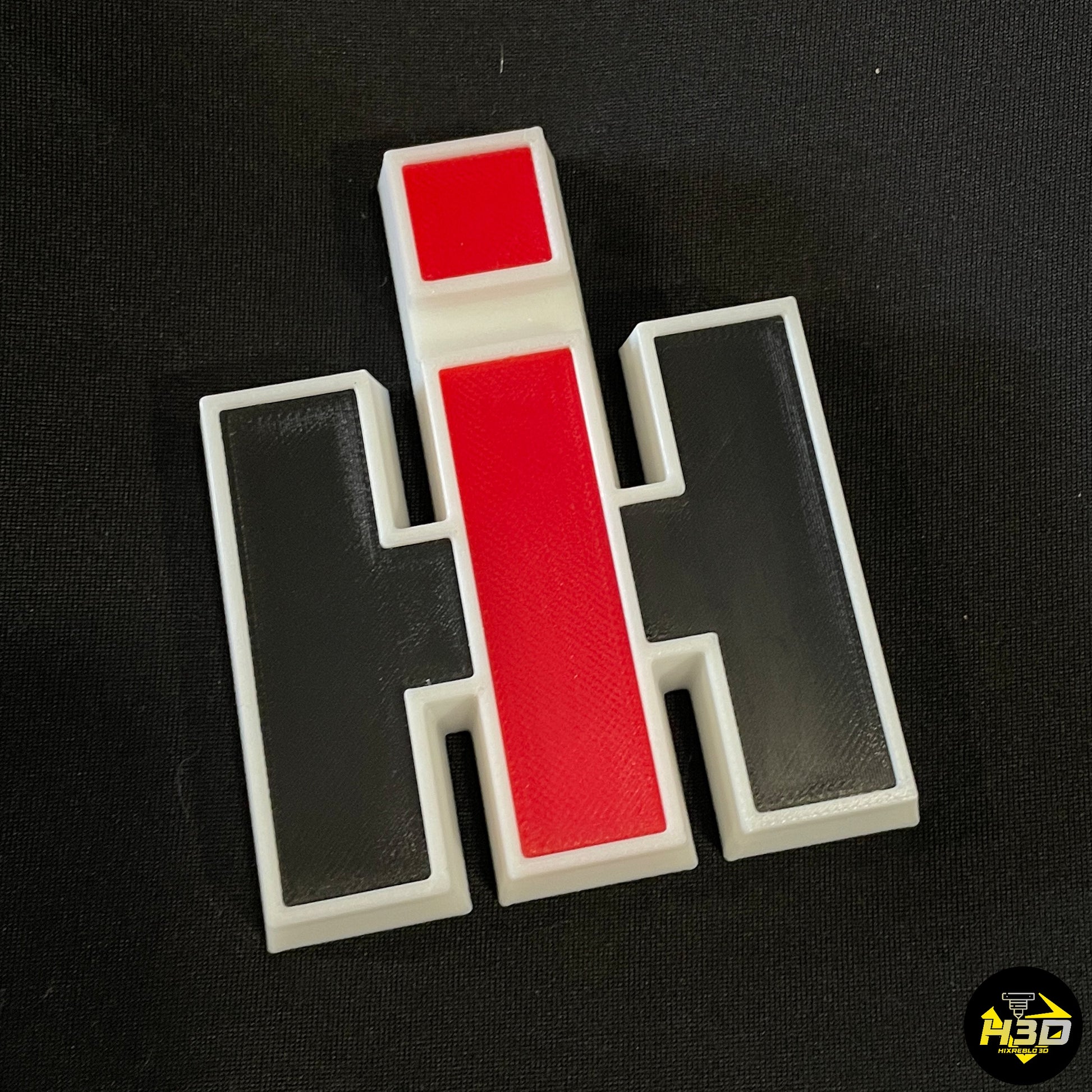 Logo de calandre IH pour ancien tracteur International Harvester