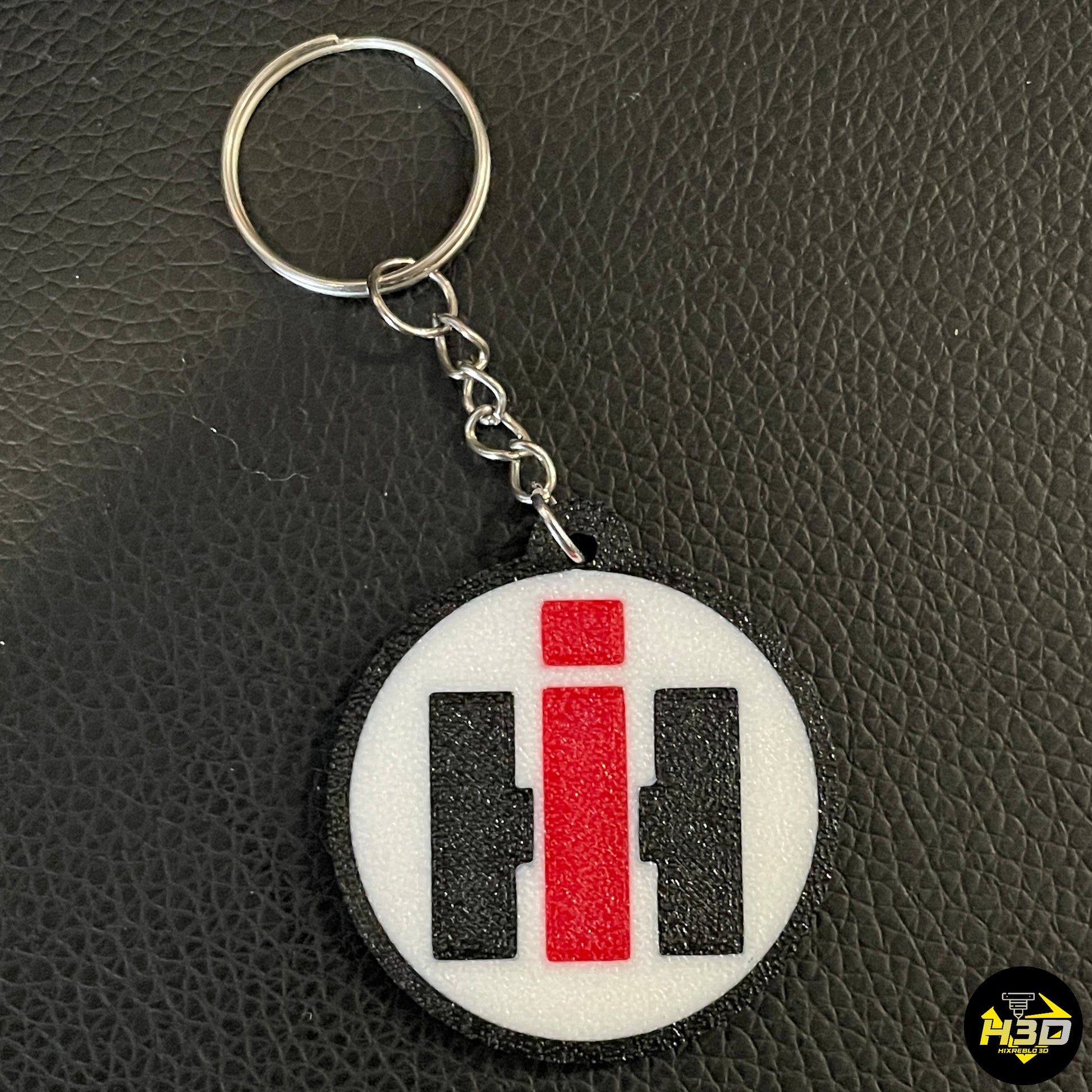 Accessoire porte-clé logo International Harvester pour collectionneurs